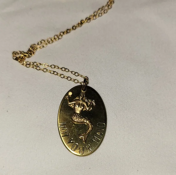 Not Your Maid Mermaid Necklace - Picture 2 of 5
